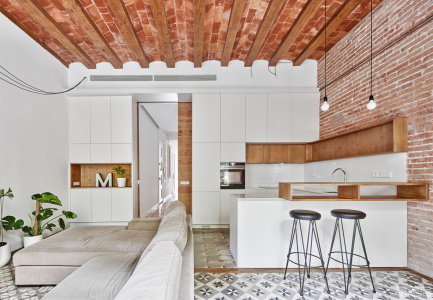 国外公寓设计案例：巴塞罗那EIXAMPLE现代公寓的改造与室内设计