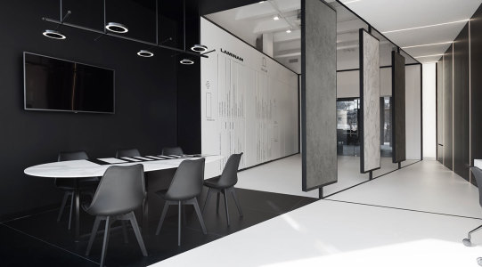 国外办公空间设计案例：打造一个功能混合的空间，Archetype陈列室办公室