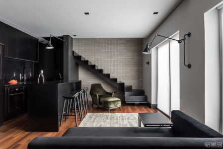 国外公寓设计案例：拥有纯粹独特的极简主义设计，巴西时尚单身公寓