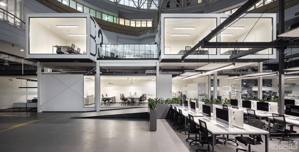 国外办公空间设计案例：打造多样化的办公空间，IT Factory单元工厂