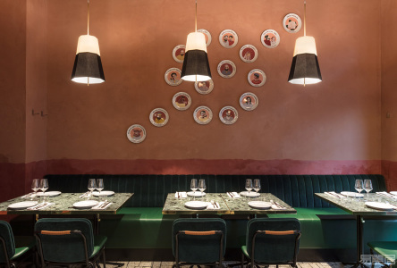 国外餐厅设计案例：专注传统风味和提供正宗美食的米兰餐厅