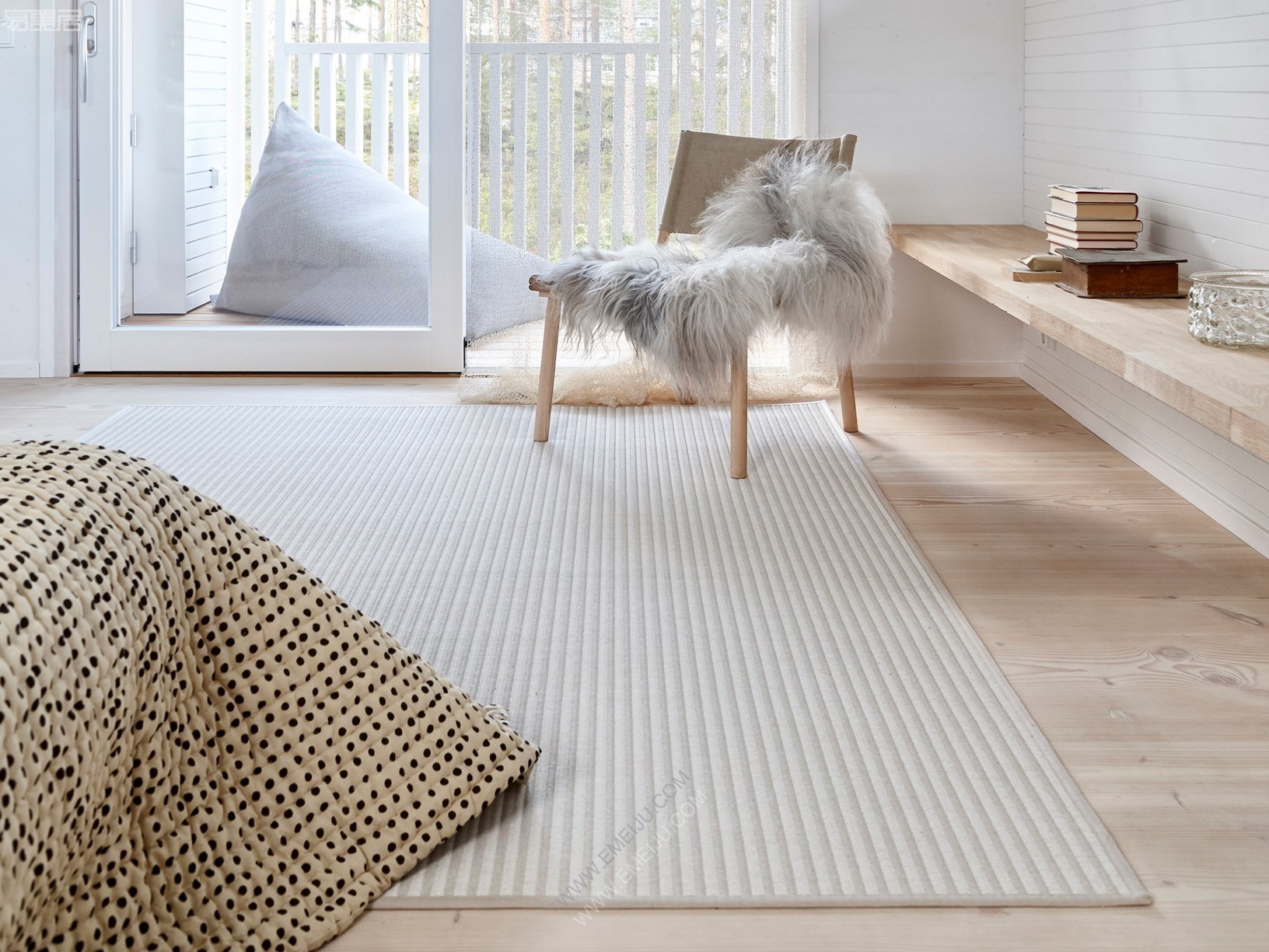 北欧简约风格地毯客厅现代几何沙发茶几垫卧室床边家用样板间地毯-阿里巴巴