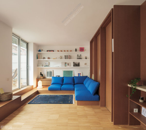 巧妙运用家具的公寓设计，让空间物尽其用