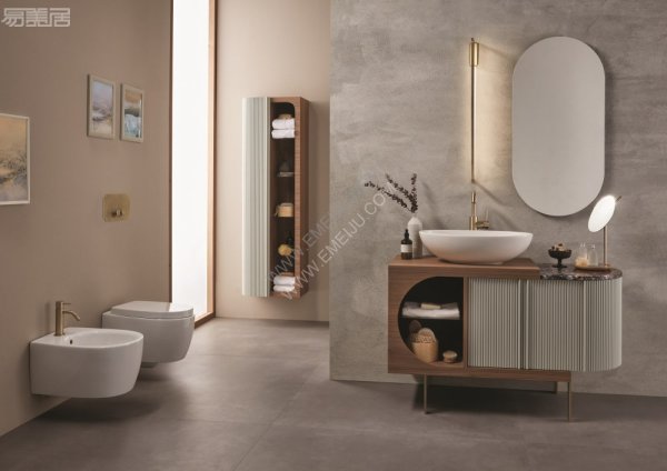 意大利卫浴品牌Gaia Mobili对经典浴室的诠释