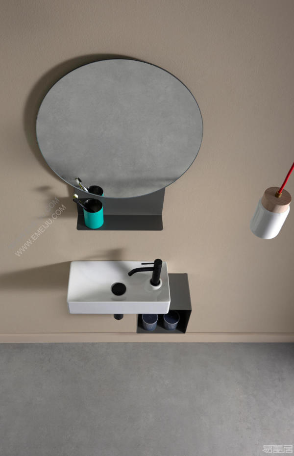 紧凑型浴室的理想搭配，意大利卫浴品牌SCARABEO斯卡拉贝欧