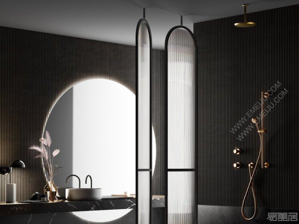 设计师卫浴品牌AQUAelite为淋浴环境带来奢华感