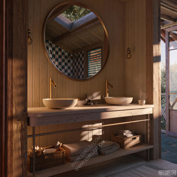设计师卫浴品牌AXOR雅生营造出宁静而孤独的卫生圣地