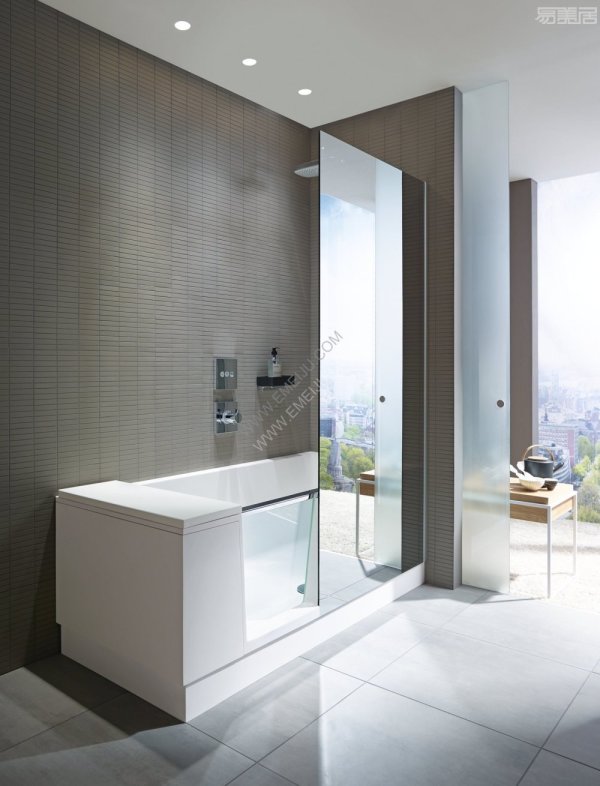 创意十足的浴室规划，德国卫浴品牌Duravit德立菲