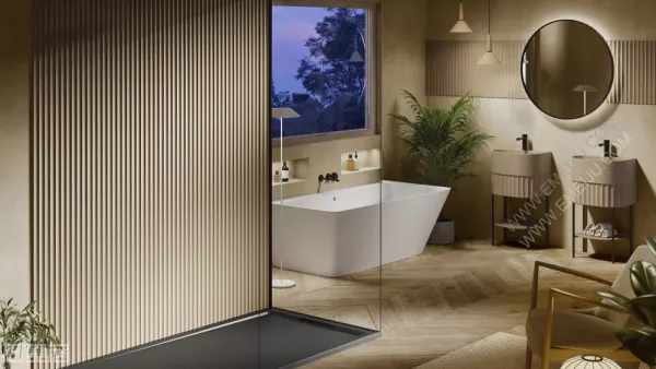 在浴室中营造出现代感的西班牙卫浴品牌Acquabella