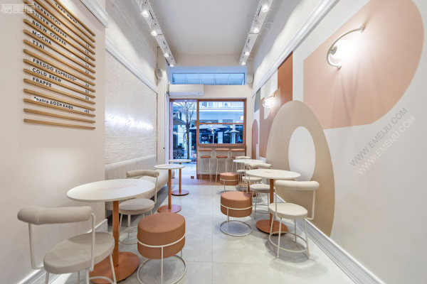 创新餐饮空间设计，北欧和希腊风格的碰撞