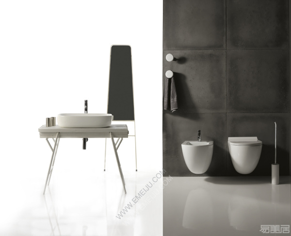 意大利衛浴品牌GALASSIA為浴室提供真正的整體外觀