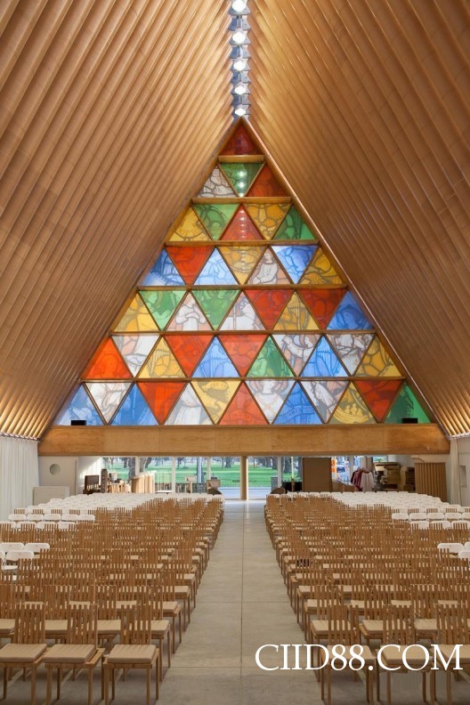 教堂设计：日本建筑师坂茂设计的纸板大教堂,教堂设计,建筑设计