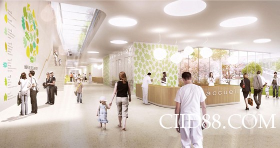 瑞士儿童医院设计获得国际大赛一等奖,建筑设计,空间设计