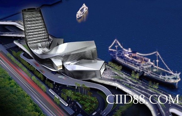 建筑设计：中国台湾高雄港口码头与服务中心,建筑设计,码头设计