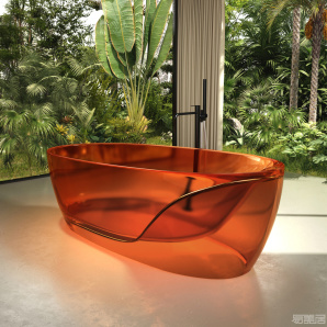 将功能与美学融合，为空间注入独有的个性和时尚感的antonio安东尼奥透明浴缸