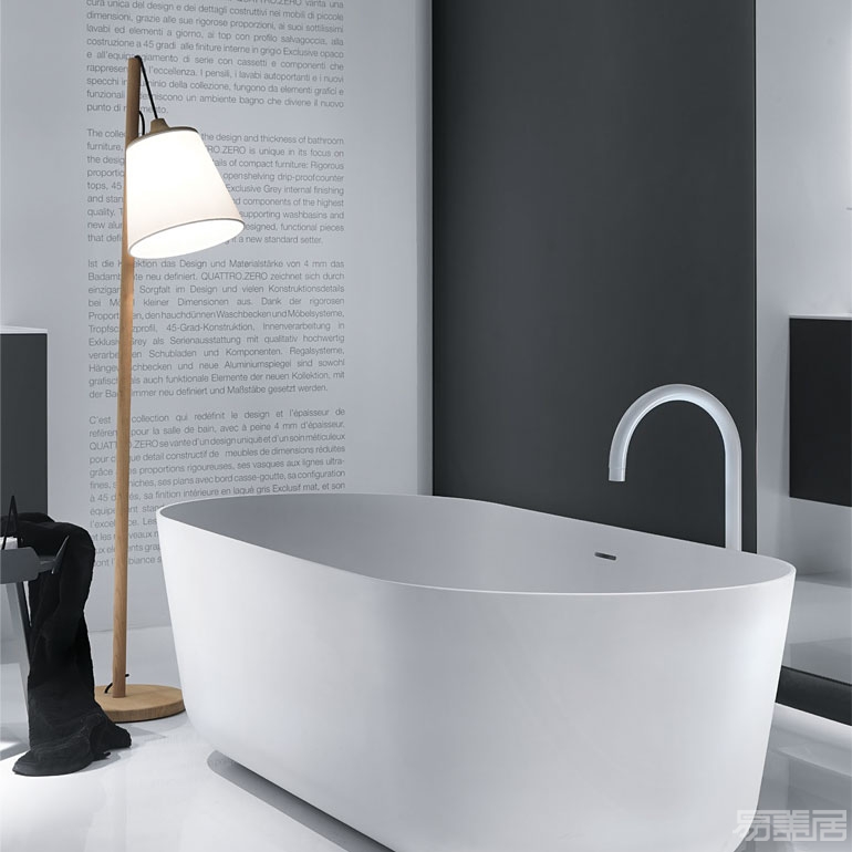 Quattro.Zero系列--独立式浴缸,falper,卫浴、独立式浴缸