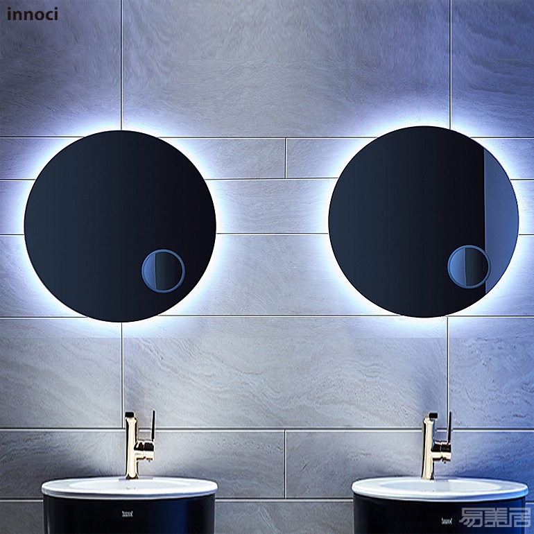 LED圆框镜子 ,艺耐,卫浴