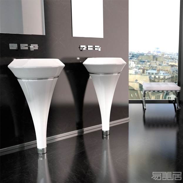 ISOLA SERIES--WASHBASIN,glass design, washbasin