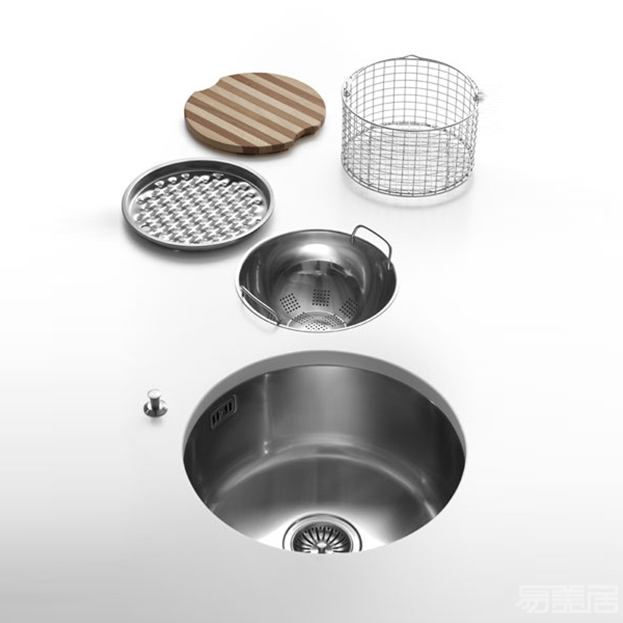 圆形嵌入式水槽,ALPES,厨房