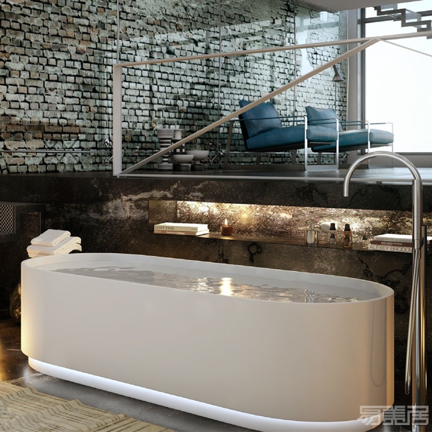Circle Led-独立式浴缸,卫浴,独立式浴缸