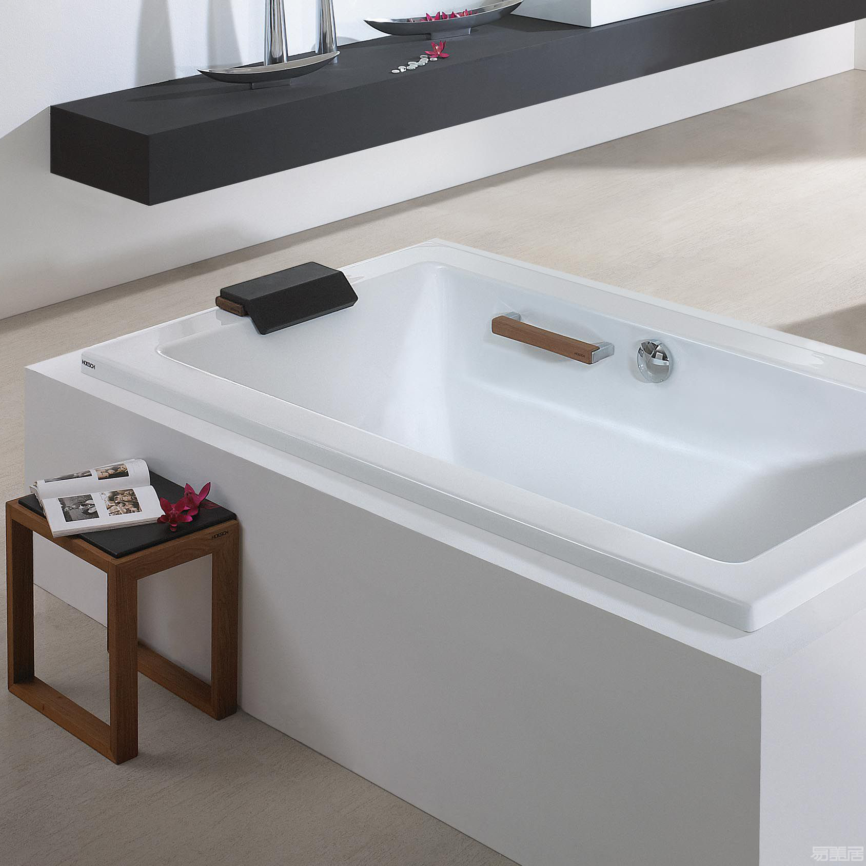 Scetla系列--嵌入式浴缸,HOESCH,浴缸