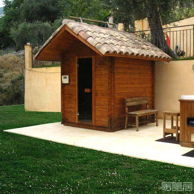 Sauna Chalet extérieur--户外桑拿房  ,CLAIRAZUR,卫浴、桑拿房
