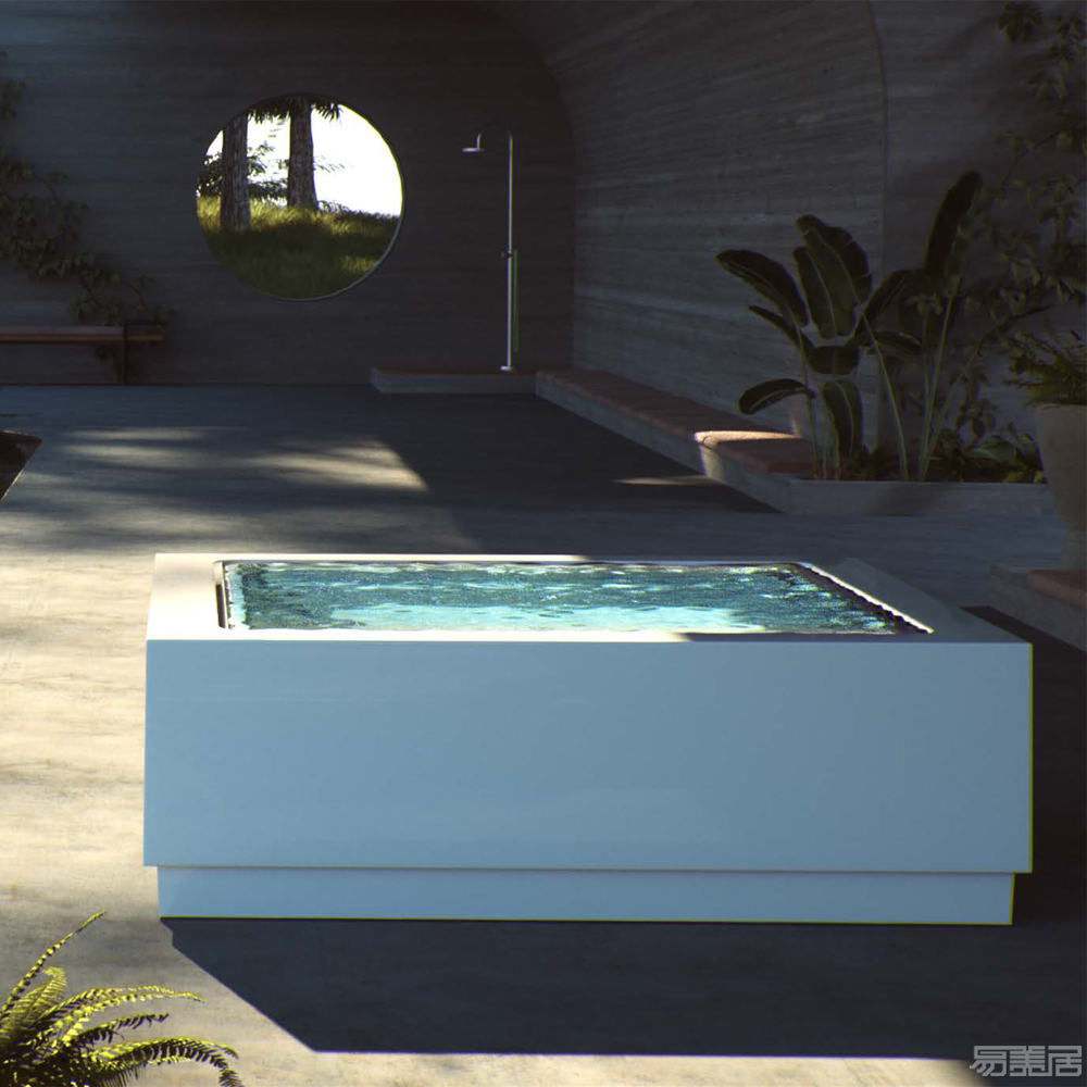Quadrat Pool--独立式浴缸,Zucchetti Kos,浴缸