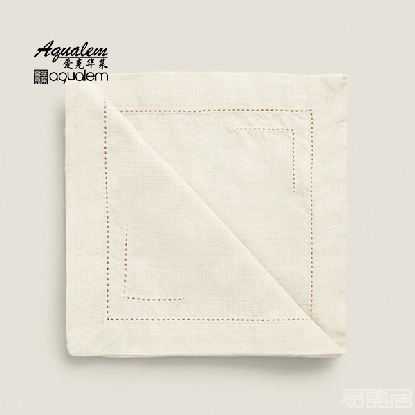 平缝棉质餐巾,餐巾,纺织品餐巾
