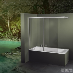 PIANA X-FREE系列-浴缸玻璃淋浴房