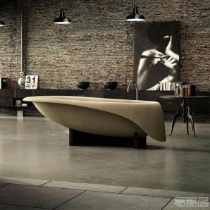 Concrete-soft--独立式浴缸