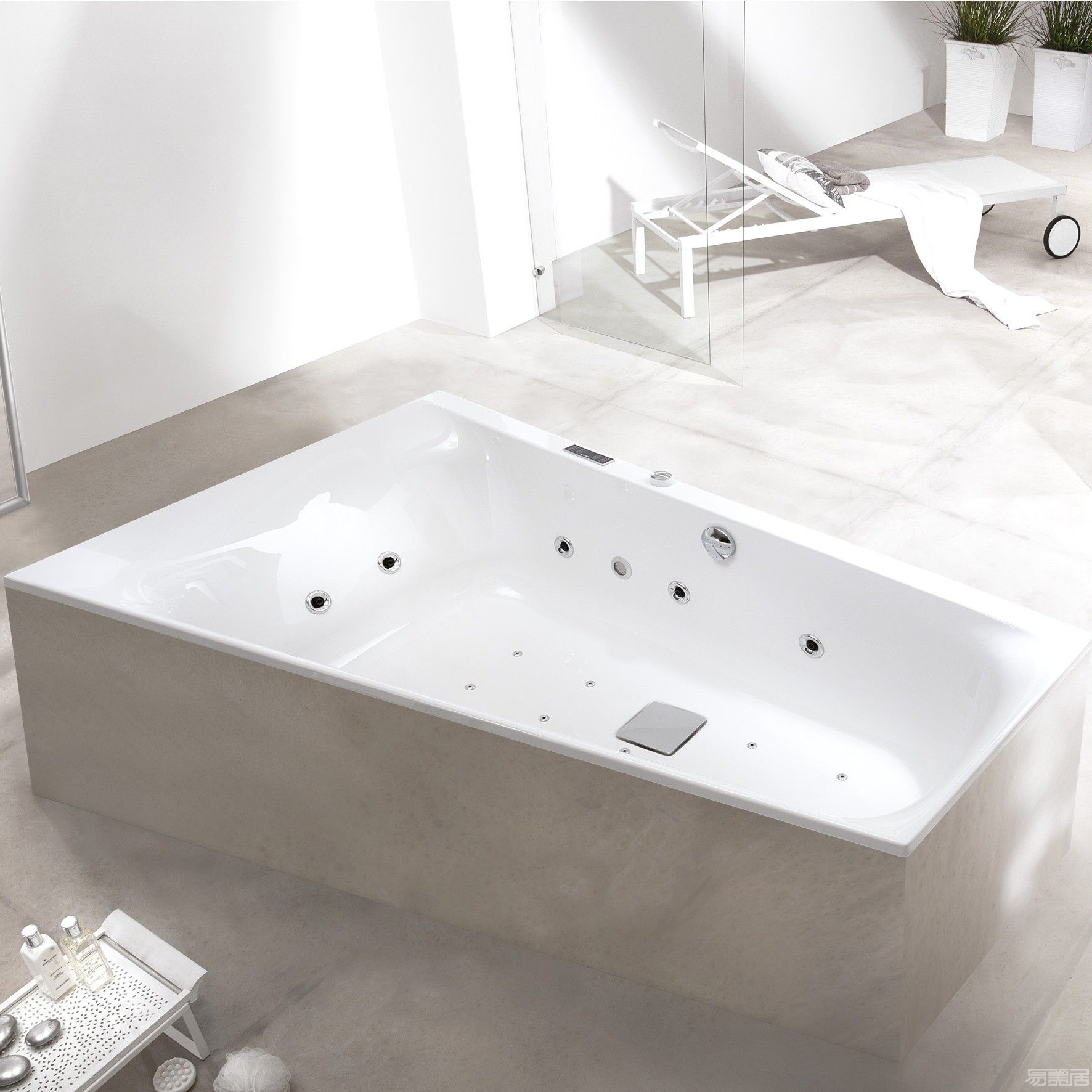 Thasos系列--嵌入式浴缸,HOESCH,浴缸
