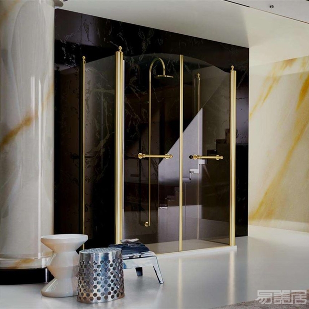 Gold collection--shower enclosure,vismara vetro, shower enclosure
