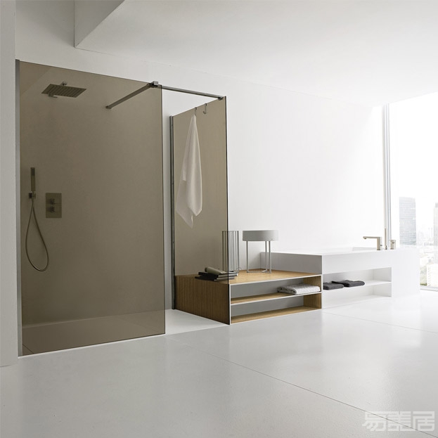 Walk-in--玻璃淋浴房   ,Rexa Design,卫浴、玻璃淋浴房