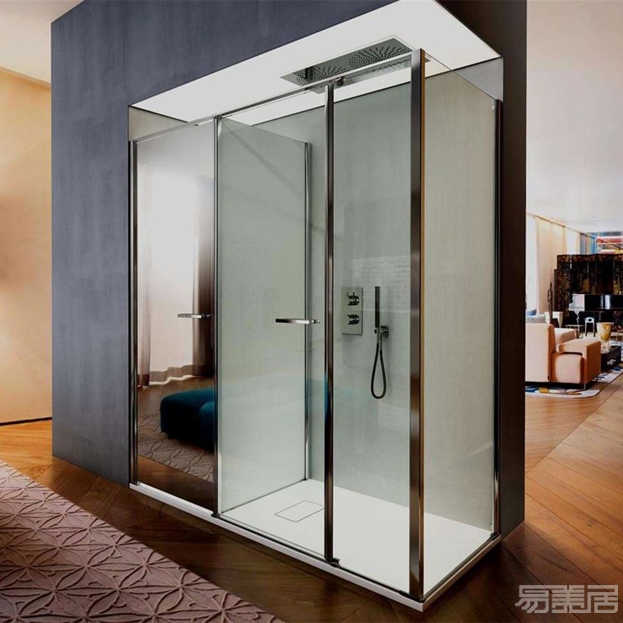Twin collection--shower enclosure,vismara vetro, shower enclosure